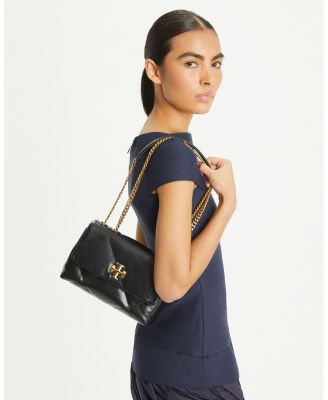 Small Kira Diamond Quilted Leather Convertible Shoulder Bag