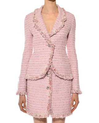 ジャケット Giambattista Valli Giambattista Valli Boucle Jacket Giambattista Valli Metallic Boucle Single Button Jacket