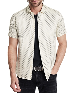Shop John Varvatos Sean Sport Regular Fit Button Down Shirt In China White