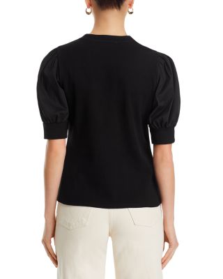 Puff Sleeve Henley Top