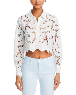 Seychelle Lace Button Front Shirt