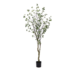Shop Nearly Natural 8ft. Minimalist Citrus Artificial Tree In Green