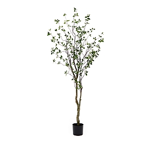 Nearly Natural 8ft Minimalist Citrus Artificial Tree In Green