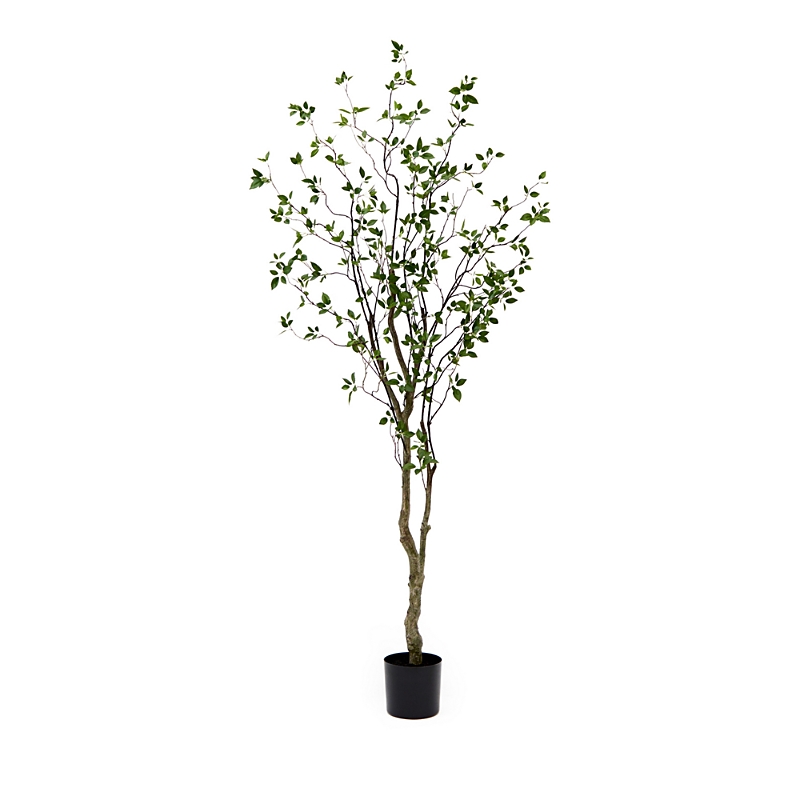 T4487 8 ft. Minimalist Citrus Artificial Tree, Green