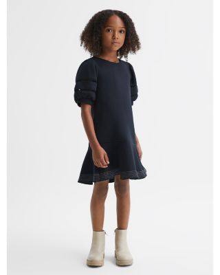 REISS Girls' Clea Sr Drop Waist Dress - Big Kid | Bloomingdale's Kids