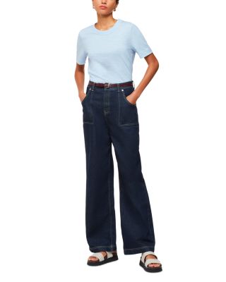 Rosa Cotton Double Trim Tee