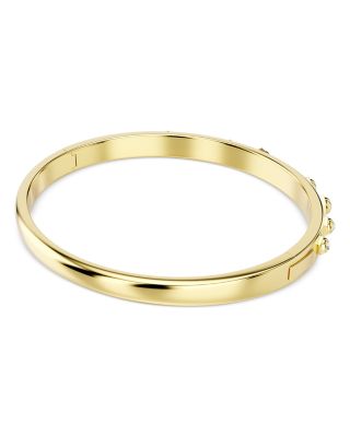 Numina Crystal Raised Bezel Bangle Bracelet