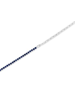Sapphire Bracelet in 14K White Gold