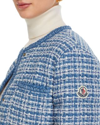 【MONCLER】大セール！ ELIADI ツイード お出かけジャケット Moncler Eliadi Tweed Cropped Down Jacket | Bloomingdale's