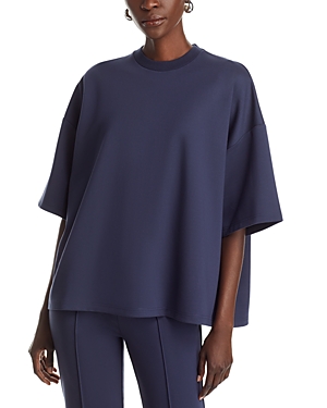 Staud Capsule Oversized Top In Navy