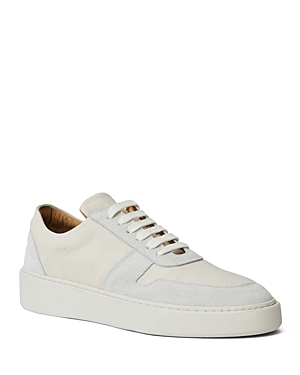 Shop Bruno Magli Men's Darian Lace Up Sneakers In Off White