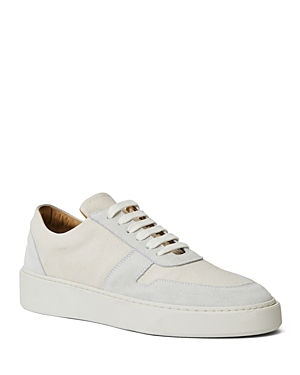 Bruno Magli Men's Darian Suede & Canvas Low-top Sneakers In Off White
