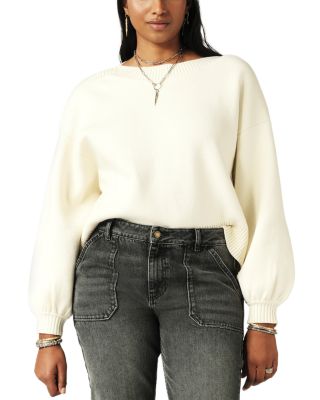 ba & sh Mateo Pullover Button Shoulder Sweater