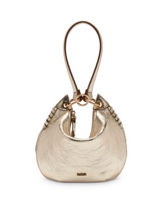 Swing Metallic Leather Shoulder Bag