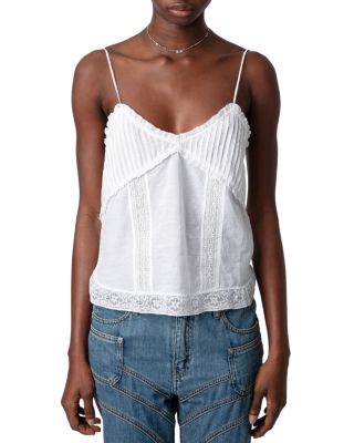 Lucia Camisole by Fantasie | White Floral | PJ Vest Top
