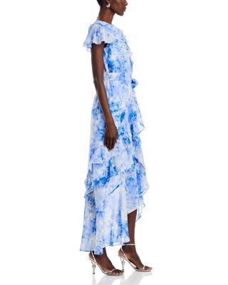 Asymmetric Ruffled Dress