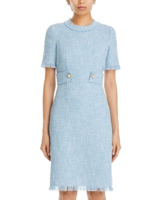 Boucl&eacute; Tweed Dress