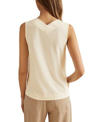 Mira Sleeveless V Neck Top