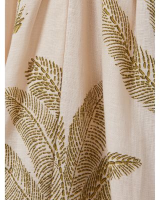 REISS Anna Linen Sleeveless Midi Dress | Bloomingdale's Women