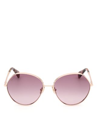Menton Gradient Round Sunglasses, 57mm