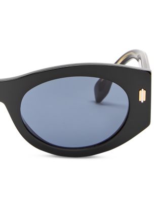 Fendi Roma Oval Sunglasses, 52mm