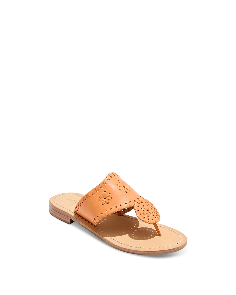 Jack Rogers Girls' Jacks Flat Sandals - Toddler, Little Kid, Big Kid In Apricot