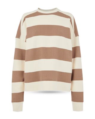 Cotton Wide Stripe Sweater