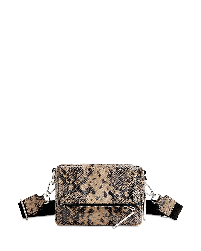 Whistles Bibi Snake Embossed Crossbody
