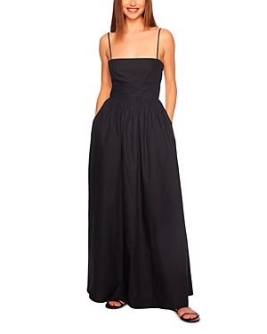 Susana Monaco Cotton Cutout Back Maxi Dress