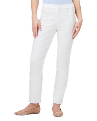 NIC+ZOE - High Rise Ankle Trouser Jeans in Paper White