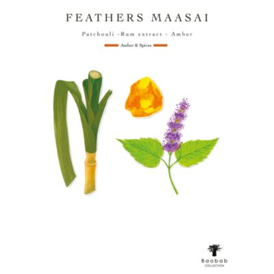 Max 10 Feathers Maasai Candle