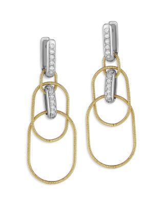 Miseno Jewelry 18K Yellow Gold & 18K White Gold Sabbia Diamond Drop Earrings