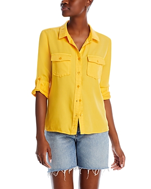 Shop Billy T Charlotte Shirt In Yellow