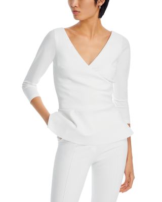 Chiara Boni La Petite Robe - Poppy Crossover V Neck Top