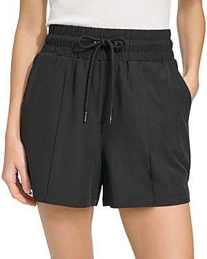 Shop Marc New York Light Weight Pull On Shorts In Black