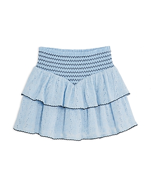 Shop Katiejnyc Girls' Tween Karlie Embroidered Skirt - Big Kid In Baby Blue