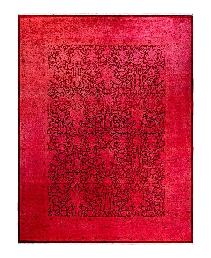 Bloomingdale's Fine Vibrance M1375 Area Rug, 9'3 X 12'2 In Red
