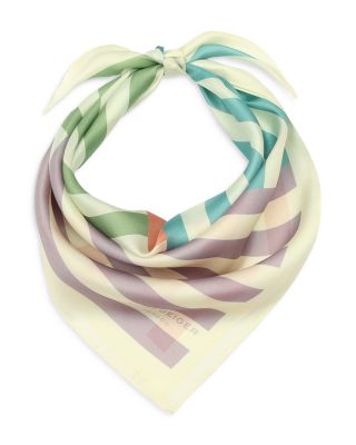 KURT GEIGER LONDON - Mixed Stripe Silk Bandana