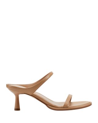Women's Alonde Leather High Heel Slide Sandals