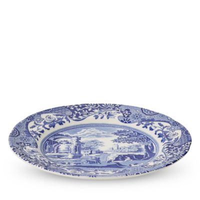 Blue Italian Salad Plate, Set of 4