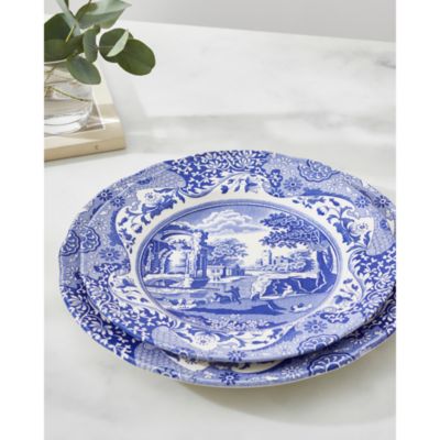 Blue Italian Luncheon Plate, Set of 4