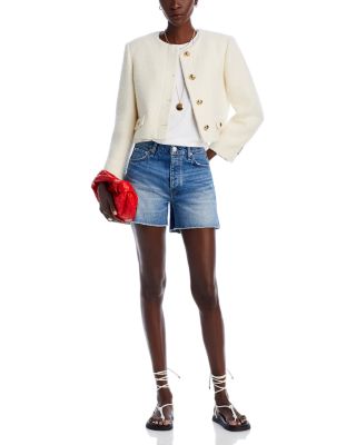 Vintage Cuff Off Denim Shorts in Noelle