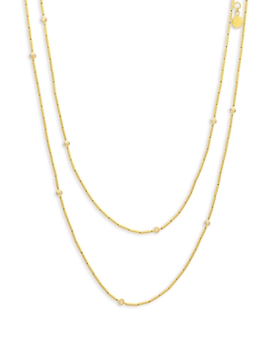 Shop Gurhan Spell Strand Necklace In 22k/24k Yellow Gold, 36