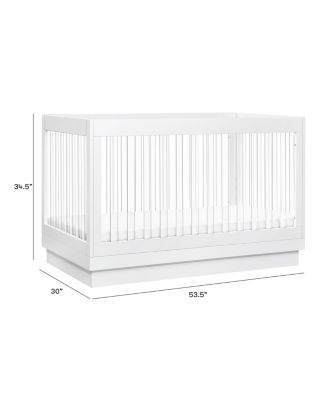 Harlow Acrylic 3-in-1 Convertible Crib