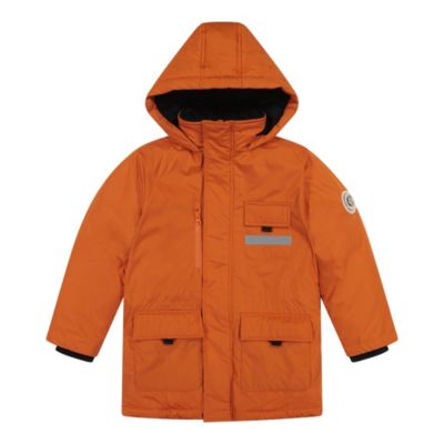 Andy & Evan - Boys' Orange Winter Parka - Little Kid, Big Kid