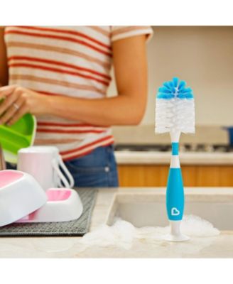 Bristle Bottle Brush, Grey, 2 Pack