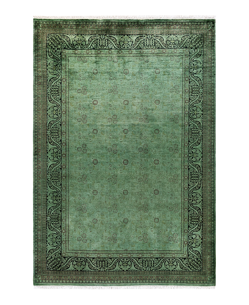Bloomingdale's Fine Vibrance M1300 Area Rug, 6'3 X 9'2 In Green