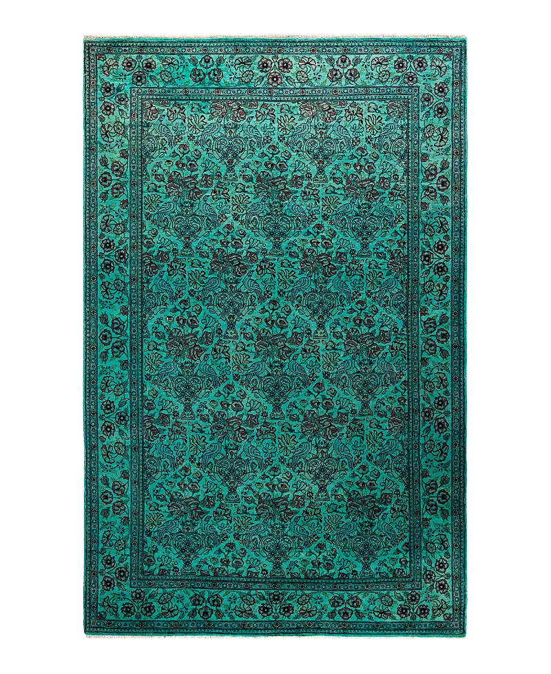 Bloomingdale's Fine Vibrance M695 Area Rug, 4'8 X 7'4 In Blue