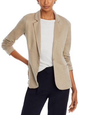 Majestic Filatures Fitted Linen Blazer