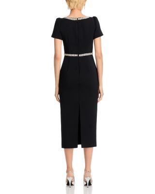 tessa ruched midi dress navy Maison Tara Ruched Midi Dress, 8